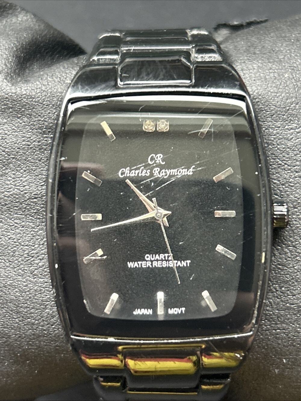 Charles Raymond Black Dial Case And Band Quartz Watch